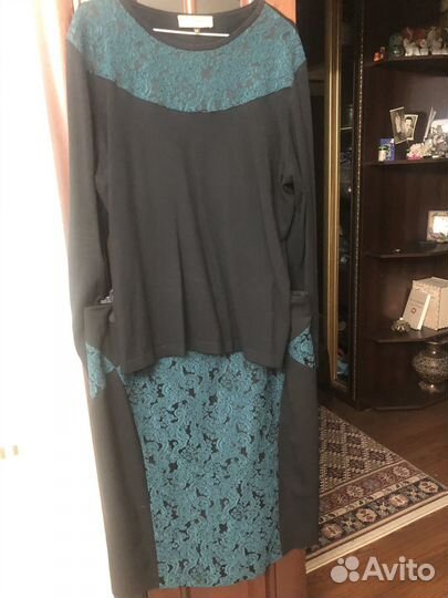 Костюм вязанный, Италия, 52, Элиза Фанти 25000