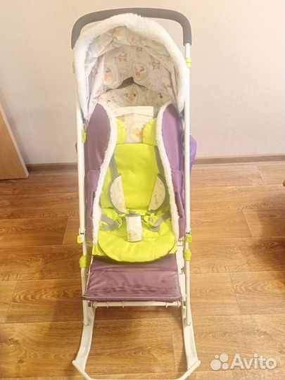 Санки-коляска ника disney baby 2