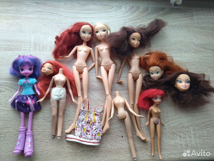 Лот кукол Винкс и My Little Pony