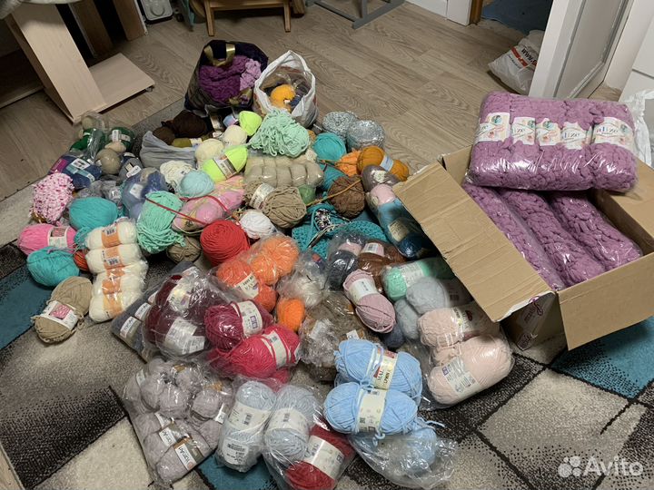 Пряжа нитки для вязания