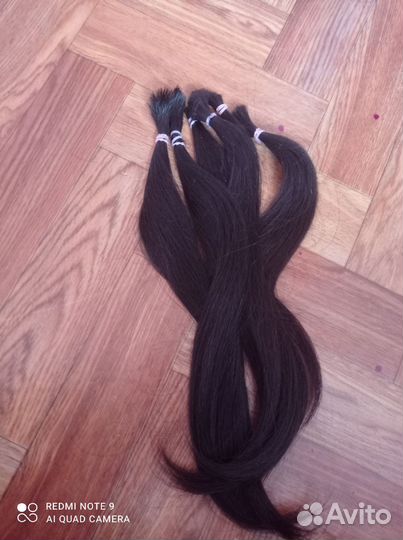 Волосы натуральные срез