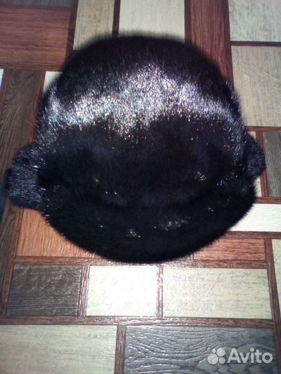 Шапка норковая мужская новая