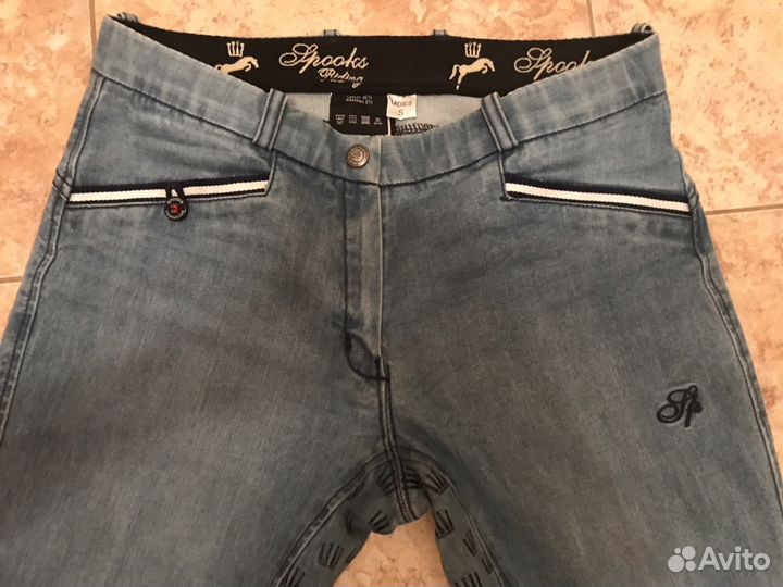 Бриджы джинсовые Spooks для занятий конным спортом