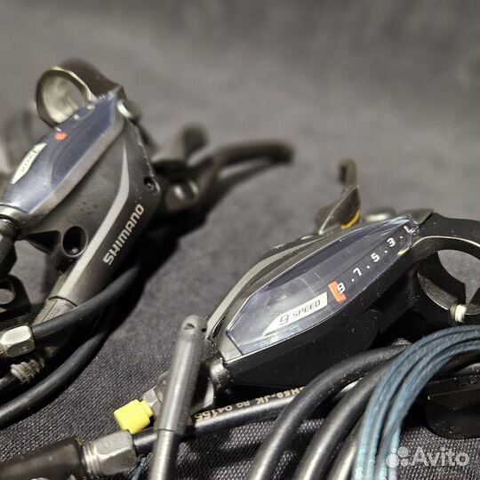 Комплект комборучек 3x9 гидравлика Shimano EF505+M