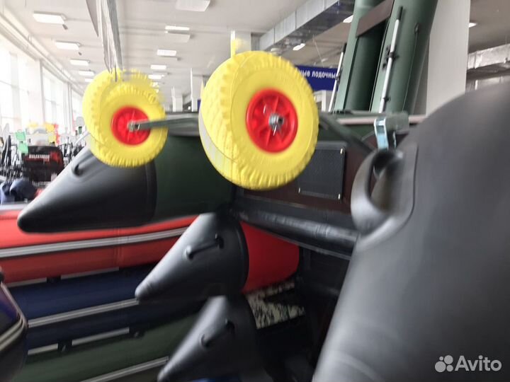 Транцевые колеса усиленные на струбцинах Zilet