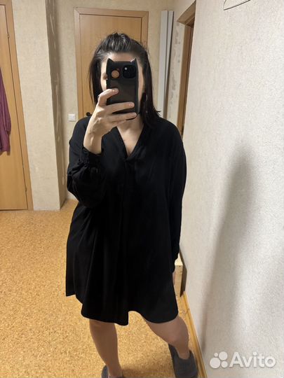 Платье-рубашка летнее H&M р.46-48