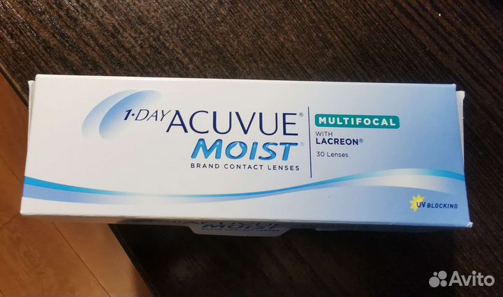 Acuvue Контактные линзы 1-Day Moist with Lacreon