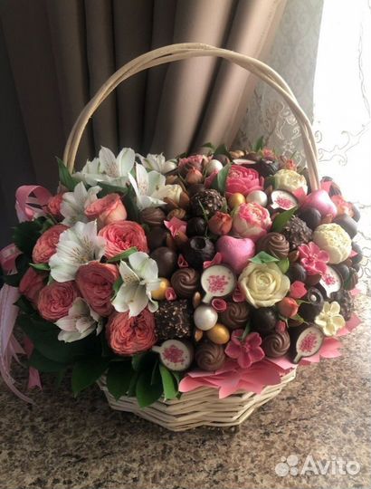 Съедобные букеты из конфет