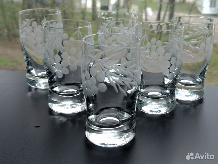 Набор рюмок СССР, Рябина 