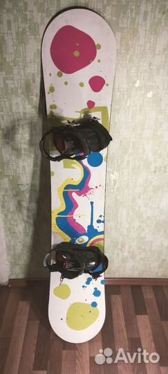 Сноуборд play с креплениями nidecker