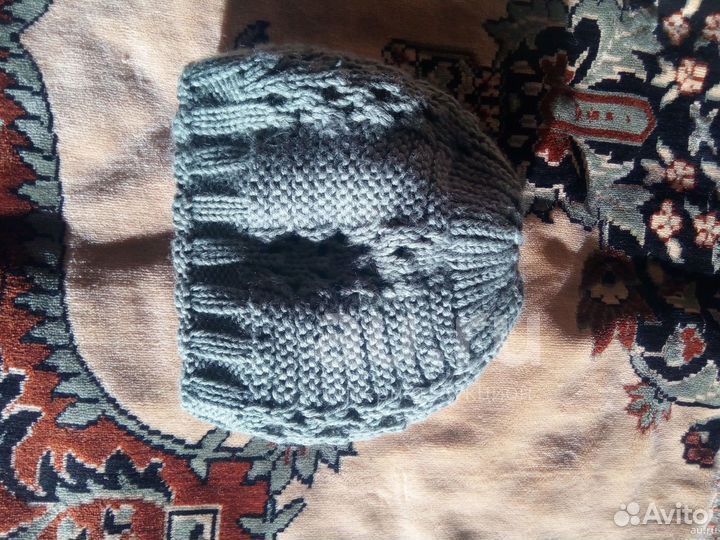 Шапка теплая толстая