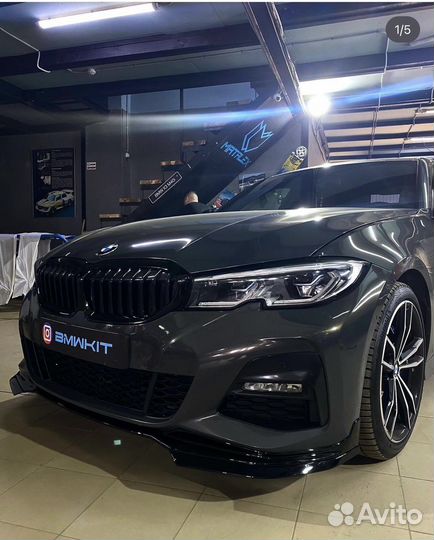Губа сплиттер Performance BMW G20 новая