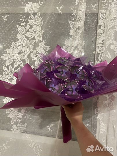 Подарок букет из бабочек женский букет