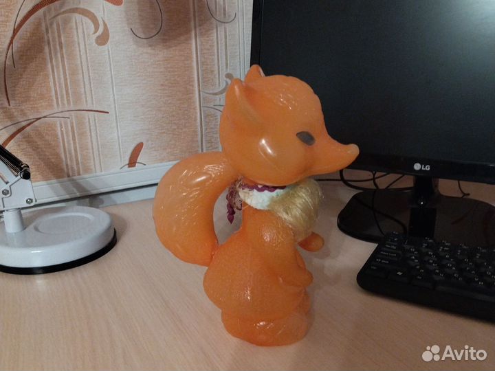 Игрушка лиса СССР