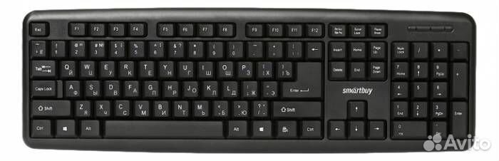 Клавиатура проводная Smartbuy ONE 112, USB, черная