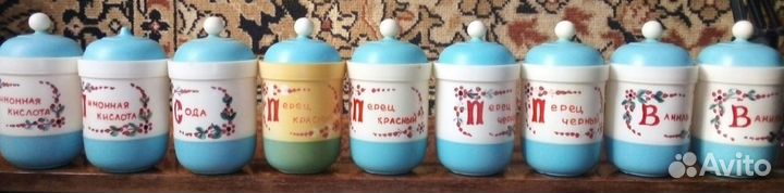 Набор для специй,ложка-половник хохлома СССР