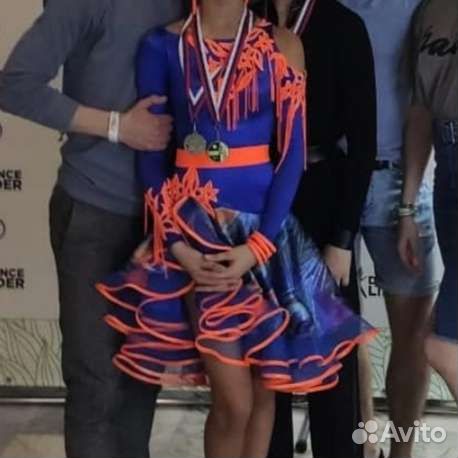 Платье для спортивных бальных танцев, латина