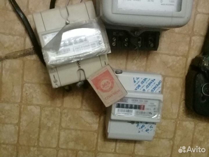 Счётчик однофазный, трехфазный неповеренный