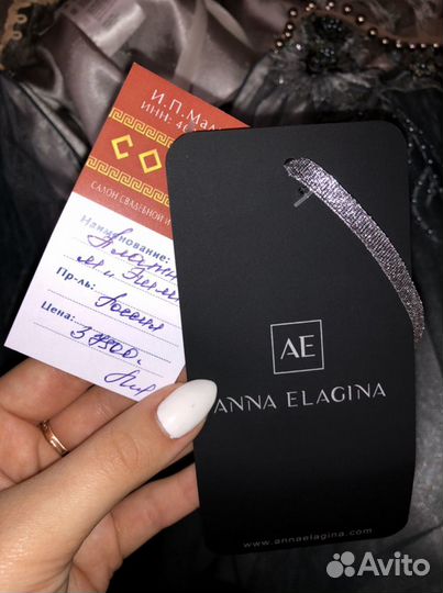 Вечернее дизарнейское платье от Анны Елагиной