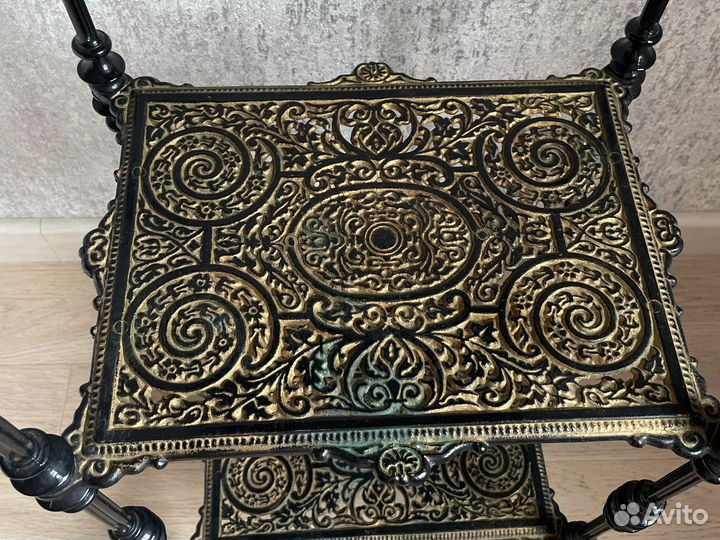 Этажерка винтажная СССР металлическая