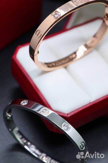 Cartier Браслет С Цирконами Золото 750 Проба