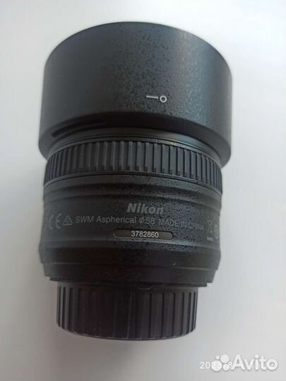 Объектив nikon 50mm f 1.8g af s nikkor
