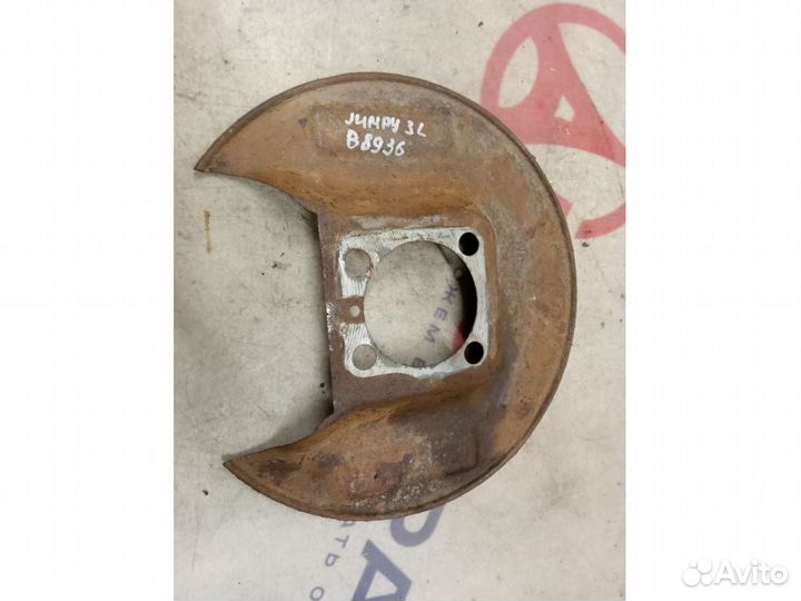 Защита заднего суппорта citroen jumpy 3