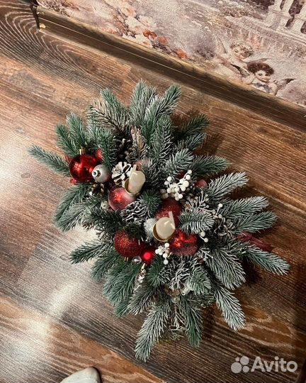 Подсвечник новогодний