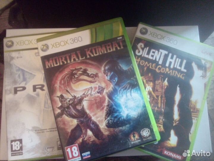 Игры xbox 360 Prey,Silent Hill Homecoming,MK9
