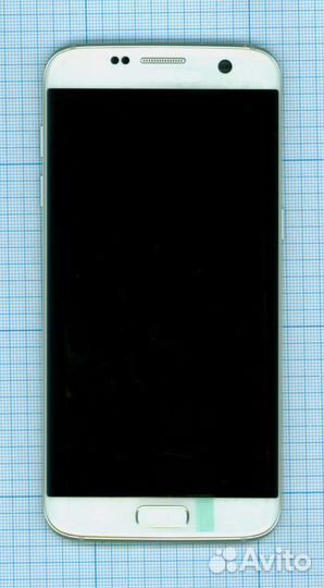 Дисплей Samsung G935F белый+рамка Orig