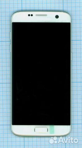 Дисплей Samsung G935F белый+рамка Orig