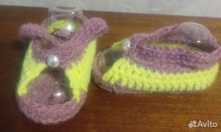 Пинетки вязаные, детская обувь, подарок, одежда