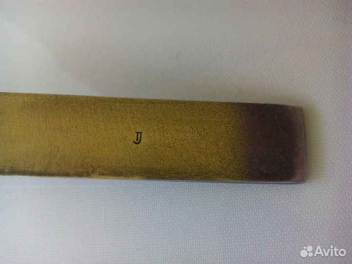 Мельхиоровая салатная ложка -половник СССР клеймо