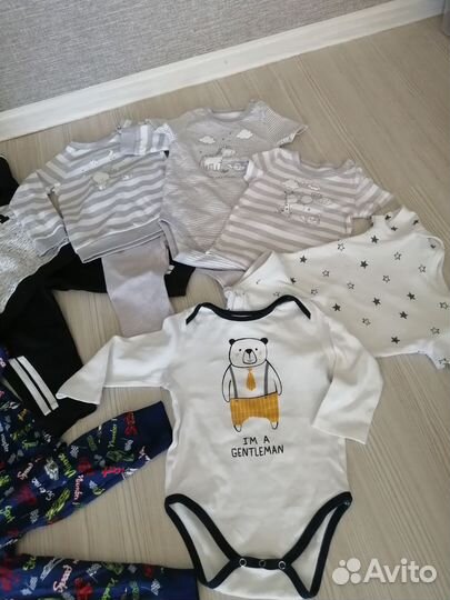 Вещи пакетом на мальчика 74 80