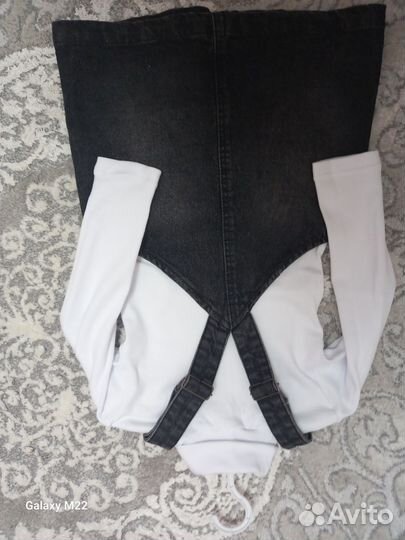 Джинсовый сарафан для девочки 110