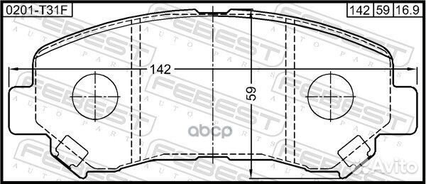 Колодки тормозные передние nissan qashqai J10E