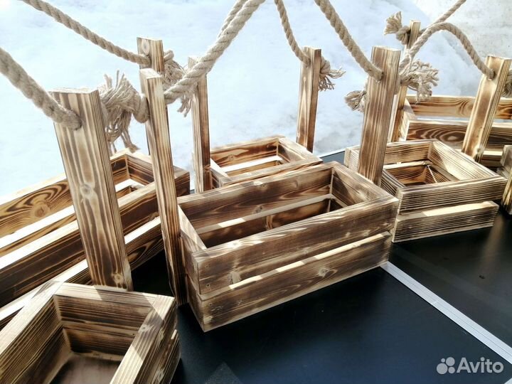 Ящики деревянные для подарков