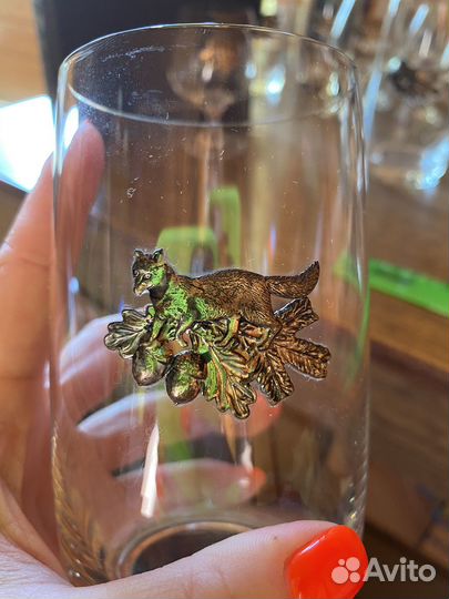 Бокалы богемское стекло