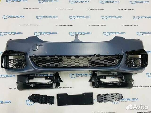 Передний бампер BMW G30 до рестайлинг, М пакет Пер