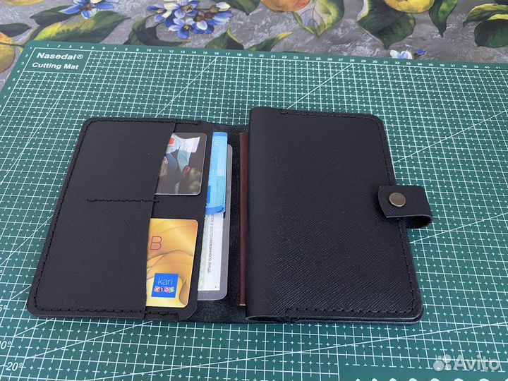 Обложка на документы. Докхолдер натуральная кожа