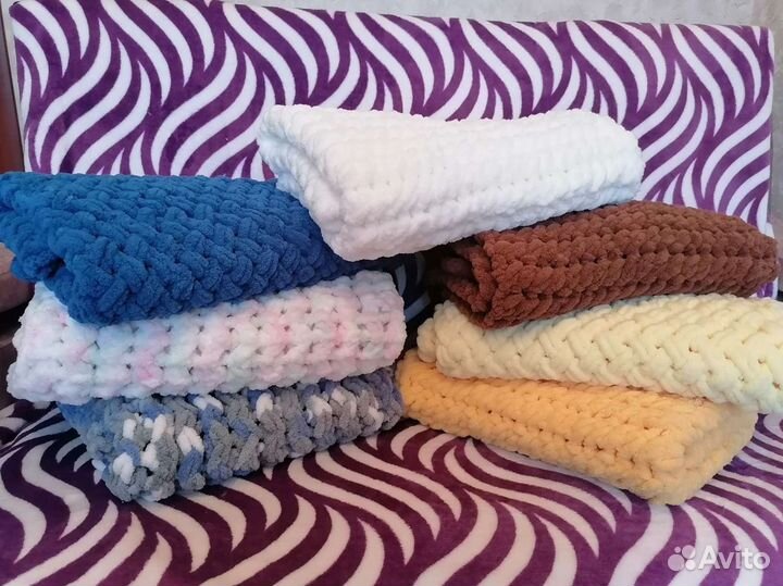 Плед детский плюшевый