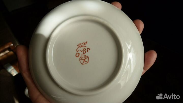 Чайные пары дфз Вербилки Прозрачный фарфор клейм