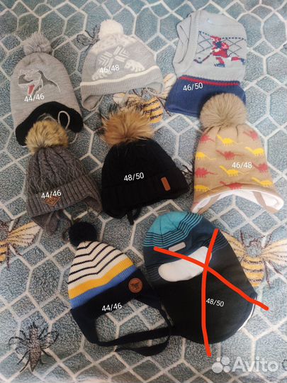 Шапка шлем, шапка зимняя 46-54