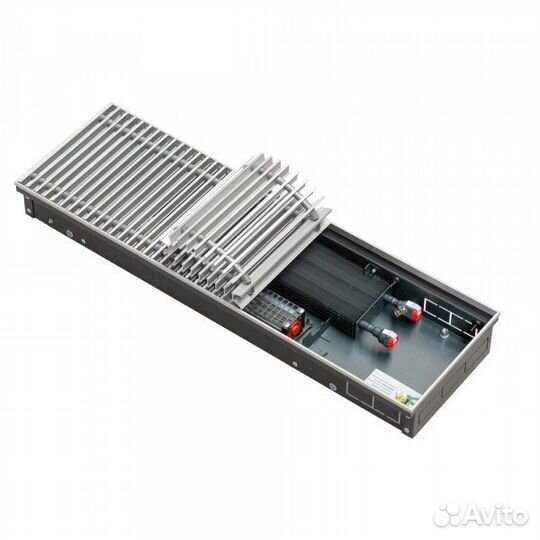 Внутрипольный конвектор с вентилятором Techno kvzv