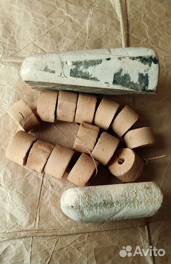 Поплавки сетевые из плотного советского пенопласта