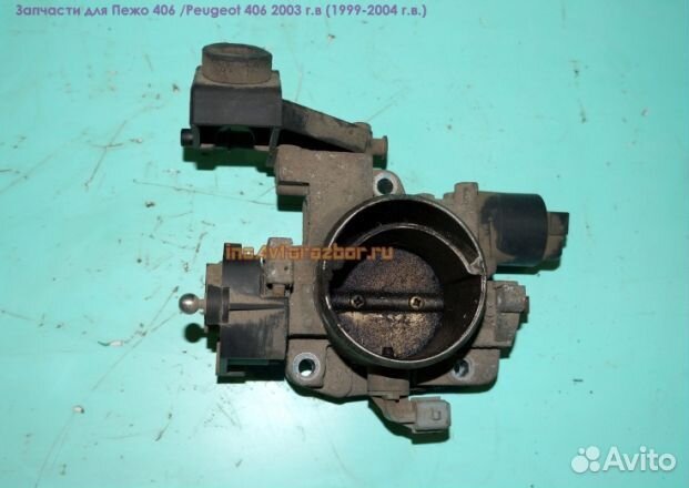 Заслонка дроссельная механич с рхх Peugeot 406