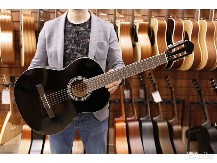 Veston C-45A BK (с анкером) классическая гитара