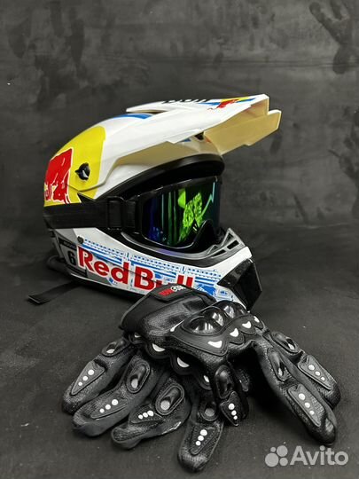 Шлем для мотоцикла кроссовый