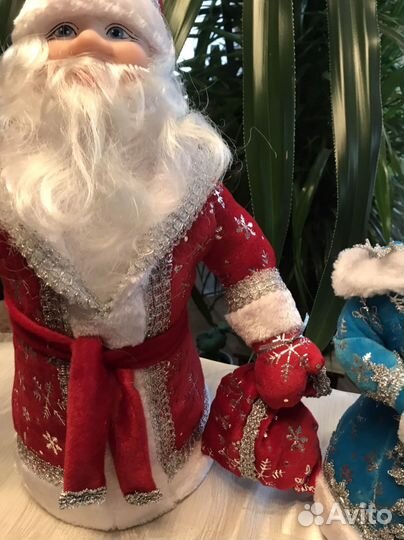 Игрушки дед мороз и снегурочка