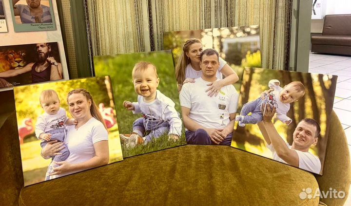 Портрет по фото на холсте на Праздник